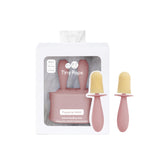 ezpz Tiny Pops blush mold for infant-friendly half-ounce portions.