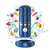 Fabenix fruit and vegetable cleaning machine front view in blue for quick daily washing