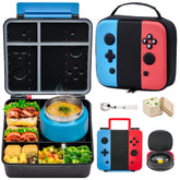 FAJSL Game Lunch Box kids set with all pieces for school meals
