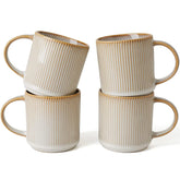 Famiware Star 12oz mug set of four for family coffee routines.