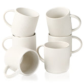 famiware star 12oz mug set front view in matte white, ideal for daily coffee