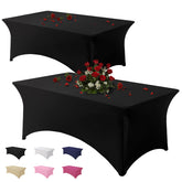 Famstar tablecloth with elastic corner pockets for a secure, wrinkle-free 6ft fit.