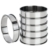FANGSUN crumpet ring 4in maintains batter shape for fluffy muffins and crumpets