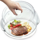 Fanqiew glass microwave splatter cover fitting 6 to 12 inch bowls