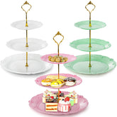 Fasmov 3-tier cupcake stand white showing clean, elegant display for weddings