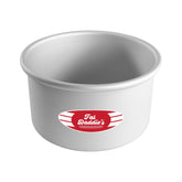 Fat Daddio's anodized round cake pan 7x4 interior bottom for even heat