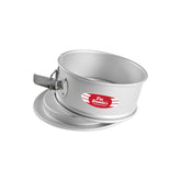 Fat Daddio's PSF-83 springform pan with buckle and pedestal base for delicate desserts.