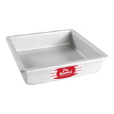 Fat Daddio's PSQ-882 top view square pan for even baking