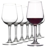 FAWLES fully tempered wine glass with clear bowl, ideal for daily home use.