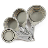The French Culinary Institute collapsible 1-cup measuring cup offers precise portions and space-saving design.