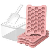 FDDAI small ice tray with easy release for hexagon ice cubes.