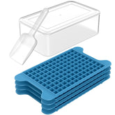 FDDBI mini ice tray with freezer bin for easy ice storage and quick release