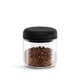 Fellow Atmos vacuum canister 0.7L keeps coffee beans fresh by removing air.