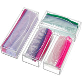 FEMELI bag storage organizer in-drawer keeps bags neatly separated.