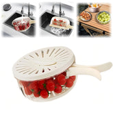 FENGSHOUNIAN fruit washing bowl lid-on keeps produce fresh during prep.