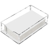 Fengzhe acrylic guest towel napkin holder in clear design for elegant display