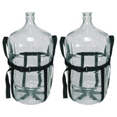 Fermtech carboy carrier with adjustable buckle for a secure fit during transport