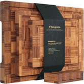 Fibogollo bamboo cutting board with splicing craft for durable daily prep.