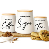 Fifth Fork coffee canister showcasing fresh coffee storage and aroma preservation