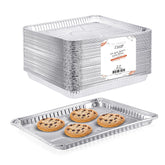 Fig & Leaf 25-pack quarter-size cookie sheet ready for even baking and easy transport.