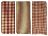 fillURbasket burgundy farmhouse towels front view showing rustic charm and practicality