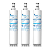 Filterlogic 4396508 bottle-taste-test shows crisper water after filtration.