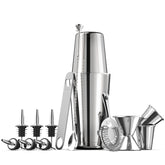 FineDine Boston shaker tins, 26oz and 18oz, for smooth, pro-style cocktail shaking.