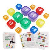 Finorder 21 Day Containers set for organized meal prep and travel