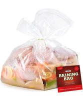 FIRDLE brining bags 26x22 ready for brine, sturdy and leak-proof.