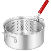 Fire Riot 10QT deep fryer pot for even heating and crispy results.