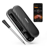 Fitflavor Bluetooth thermometer probe with remote monitoring up to 500ft for grilling.