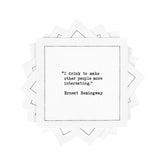 Five Star Napkins white cotton cocktail napkins for elegant tables with durable absorption.