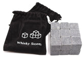 FIVOENDAR Pure Soapstone Chilling Rocks collection preserves flavor while cooling drinks.