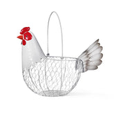 FJAXLJGYP farmhouse egg basket with handle on the kitchen counter adds rustic charm.