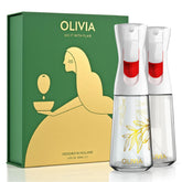 FLAIROSOL OLIVIA oil sprayer bottle closeup showing precise mist for even cooking.