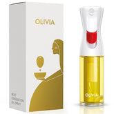 FLAIROSOL Olivia original advanced oil sprayer delivers a fine mist for even coverage.
