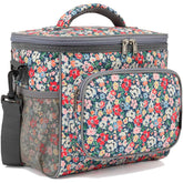 FlowFly insulated lunch bag front zip pocket for quick access to essentials.