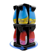 Flybok Mio/KoolAid organizer spins 360° for quick flavor access.
