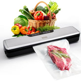 Flyfox vacuum sealer machine front view, compact and ready for counter use.