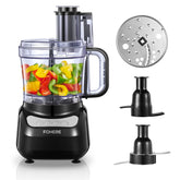 FOHERE Food Processor 12-cup bowl for large-batch meal prep