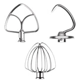 FOKIEE 3-piece wire whip for KitchenAid; whipping light peaks quickly.