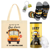 FoldTier school bus tote bag showing a sturdy canvas carryall, great for essentials and storage.