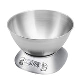 FOLIND digital kitchen scale with removable bowl for easy prep.