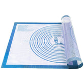Folksy Super Kitchen pastry mat 28x20 blue for smooth, nonstick dough rolling