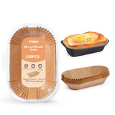 Fondpen loaf pan liners 150-pack in blister packaging for hygienic storage and quick use.