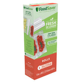 FoodSaver 11x16 vacuum seal rolls provide custom-length bags for precise sizing