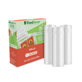 FoodSaver custom-fit bags with open rolls for precise meal prep and portions.