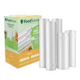 Foodsaver 8x20 roll, two-pack, ready to seal airtight freshness.
