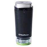 FoodSaver FS1120 handheld sealer held for portable freshness.