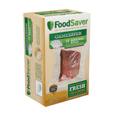 FoodSaver GameSaver roll laid flat, showing customizable length for precise bag sizes.